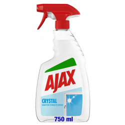 AJAX ΥΓΡΟ ΤΖΑΜΙΩΝ ΑΝΤΛΙΑ CRYSTAL CLEAN ΔΙΑΦΑΝΟ 750ML