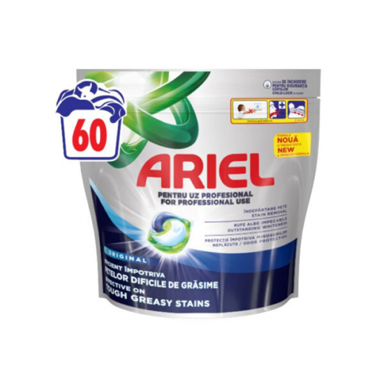 ARIEL PROFESSIONAL ΤΑΜΠΛΕΤΕΣ ΠΛΥΝΤΗΡΙΟΥ ΡΟΥΧΩΝ REGULAR 60ΤΕΜ