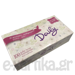 DAILY ΧΑΡΤΟΜΑΝΤΗΛΑ FACIAL ΑΥΤΟΚΙΝΗΤΟΥ ΚΟΥΤΙ 2Φ 100ΤΕΜ