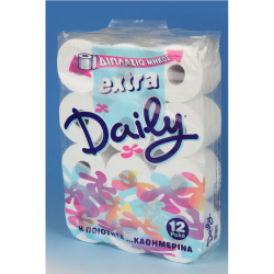 DAILY EXTRA ΡΟΛΑ ΥΓΕΙΑΣ 160GR 2Φ 12ΑΡΙ
