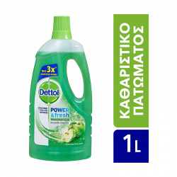 DETTOL ΥΓΡΟ ΠΑΤΩΜΑΤΟΣ ΠΡΑΣΙΝΟ ΜΗΛΟ 1LT