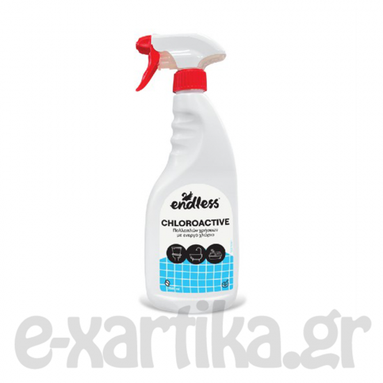 ENDLESS CHLOROACTIVE SPRAY ΠΟΛΛΑΠΛΩΝ ΧΡΗΣΕΩΝ 750ML ΚΑΘΑΡΙΣΤΙΚΑ