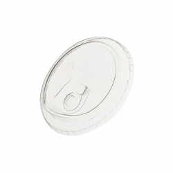 ΚΑΠΑΚΙ PET ΙΣΙΟ 90ΜΜ ΔΙΑΦΑΝΟ STRAWLESS 50ΤΕΜ