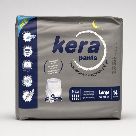 KERA PANTS MAXI LARGE ΠΑΝΕΣ ΒΡΑΚΑΚΙ 14ΤΕΜ