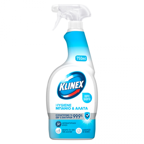 KLINEX SPRAY HYGIENE ΜΠΑΝΙΟ 750ML KLINEX SPRAY HYGIENE ΜΠΑΝΙΟ 750ML