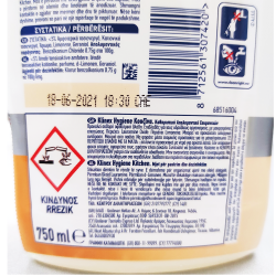 KLINEX SPRAY HYGIENE ΚΟΥΖΙΝΑ 750ML KLINEX SPRAY HYGIENE ΚΟΥΖΙΝΑ 750ML