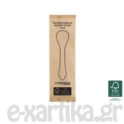 TESSERA BIO ΞΥΛΙΝΟ ΚΟΥΤΑΛΑΚΙ ΓΛΥΚΟΥ ΓΟΝΔΟΛΑ 13ΕΚ 1/1 FSC 100ΤΕΜ