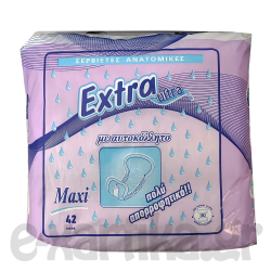 ΣΕΡΒΙΕΤΕΣ ΕΛΑΦΡΑΣ ΑΚΡΑΤΕΙΑΣ LIBO PAD EXTRA MAXI 42ΤΕΜ