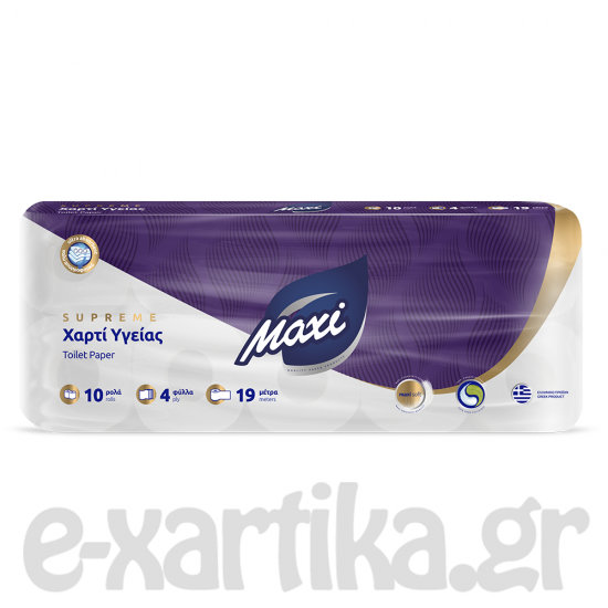 ΜΑΞΙ SUPREME ΧΑΡΤΙ ΥΓΕΙΑΣ 112GR 4Φ 10ΑΡΙ