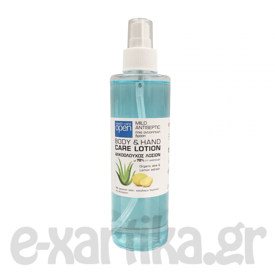 OPEN BODY & HAND CARE ΛΟΣΙΟΝ SPRAY 70%ALC. ΛΕΜΟΝΙ 245ML
