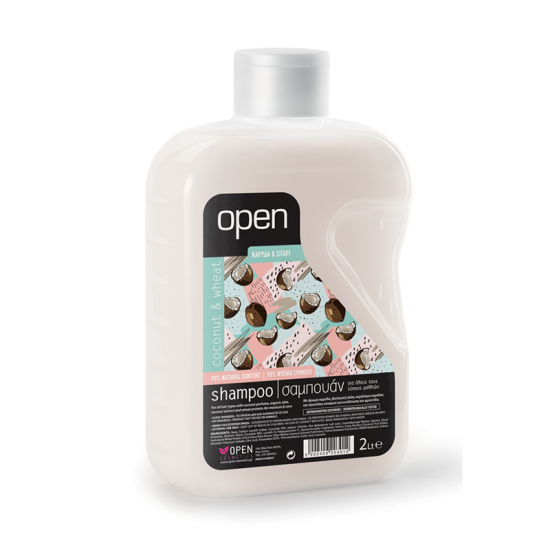 OPEN ΣΑΜΠΟΥΑΝ ΚΑΡΥΔΑ & ΣΙΤΑΡΙ 2LT