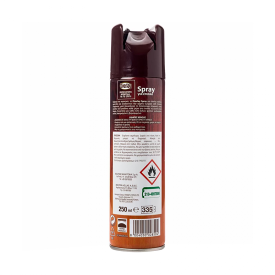 OVERLAY ΚΑΘΑΡΙΣΤΙΚΟ SPRAY ΕΠΙΠΛΩΝ 250ML