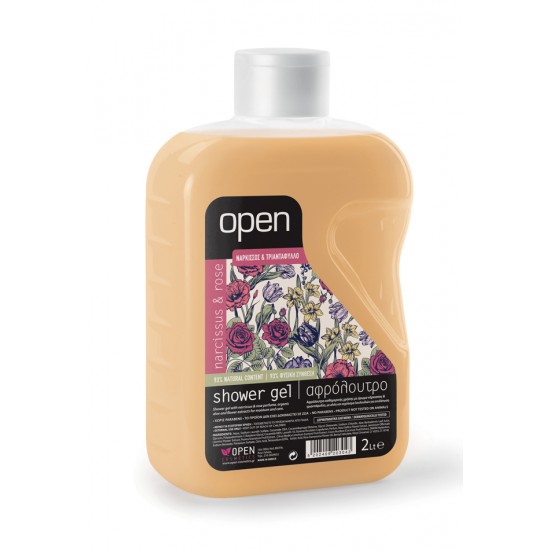 OPEN ΑΦΡΟΛΟΥΤΡΟ ΝΑΡΚΙΣΣΟΣ & ΤΡΙΑΝΤΑΦΥΛΛΟ 2LT OPEN ΑΦΡΟΛΟΥΤΡΟ ΝΑΡΚΙΣΣΟΣ & ΤΡΙΑΝΤΑΦΥΛΛΟ 2LT