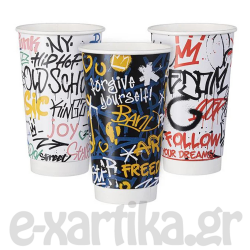 ΧΑΡΤΙΝΟ ΠΟΤΗΡΙ ΔΙΠΛΟΤΟΙΧΟ (DW) GRAFFITI MIX 16ΟΖ 25ΤΕΜ ΧΑΡΤΙΝΟ ΠΟΤΗΡΙ ΔΙΠΛΟΤΟΙΧΟ (DW) GRAFFITI MIX 16ΟΖ 25ΤΕΜ