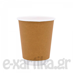 ΧΑΡΤΙΝΟ ΠΟΤΗΡΙ ΔΙΠΛΟΤΟΙΧΟ (DW) ΚΡΑΦΤ 8ΟΖ 25ΤΕΜ