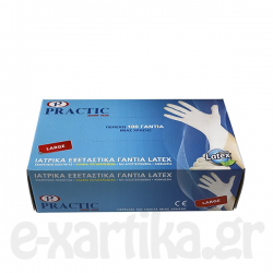 ΓΑΝΤΙΑ ΛΑΤΕΞ ΕΛΑΦΡΩΣ ΠΟΥΔΡΑΡΙΣΜΕΝΑ ΛΕΥΚΑ SMALL 100ΤΕΜ