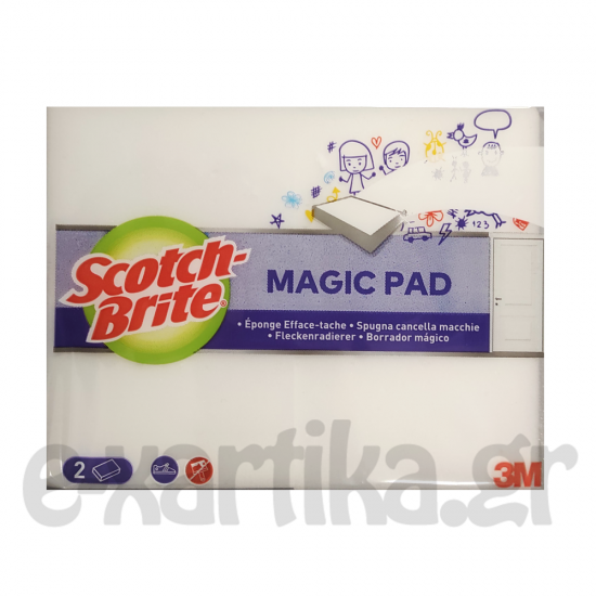 SCOTCH BRITE ΜΑΓΙΚΗ ΓΟΜΑ ΓΙΑ ΤΟΙΧΟΥΣ 2ΤΕΜ