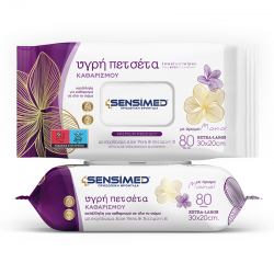 SENSIMED EXRTA STRONG ΥΓΡΗ ΠΕΤΣΕΤΑ ΚΑΘΑΡΙΣΜΟΥ XL 30Χ20CM ΜΕ ΚΑΠΑΚΙ 80ΤΕΜ