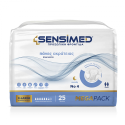 SENSIMED ΑΝΟΙΧΤΗ ΠΑΝΑ ΑΚΡΑΤΕΙΑΣ ΝΥΧΤΟΣ MEGAPACK XLARGE N4 25TEM