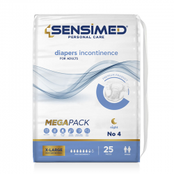 SENSIMED ΑΝΟΙΧΤΗ ΠΑΝΑ ΑΚΡΑΤΕΙΑΣ ΝΥΧΤΟΣ MEGAPACK XLARGE N4 25TEM