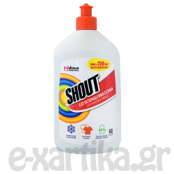 SHOUT ΥΓΡΟ ΚΑΘΑΡΙΣΤΙΚΟ ΑΦΑΙΡΕΣΗΣ ΛΕΚΕΔΩΝ 500ML SHOUT ΥΓΡΟ ΚΑΘΑΡΙΣΤΙΚΟ ΑΦΑΙΡΕΣΗΣ ΛΕΚΕΔΩΝ 500ML