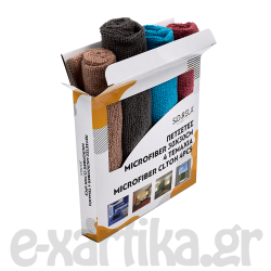 SIDIRELA ΠΑΝΑΚΙΑ ΜΕ ΜΙΚΡΟΪΝΕΣ ΓΕΝΙΚΗΣ ΧΡΗΣΗΣ ΜΙΞ ΧΡΩΜΑΤΑ 30Χ30 4ΤΕΜ