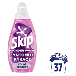 SKIP ΥΓΡΟ ΑΠΟΡΡΥΠΑΝΤΙΚΟ ΠΛΥΝΤ.ΡΟΥΧΩΝ WONDER WASH COLOR PROTECT 37ΜΕΖ