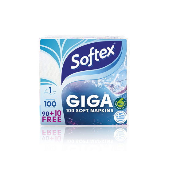 SOFTEX GIGA SOFT ΧΑΡΤΟΠΕΤΣΕΤΕΣ 90+10ΤΕΜ SOFTEX GIGA SOFT ΧΑΡΤΟΠΕΤΣΕΤΕΣ 90+10ΤΕΜ