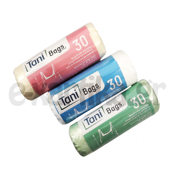 TANI ΣΑΚΟΥΛΕΣ ΜΕ ΧΕΡΑΚΙΑ ΓΙΑ ΚΑΛΑΘΑΚΙ WC/ΓΡΑΦΕΙΟΥ ΑΡΩΜΑΤΙΚΕΣ 45Χ65 30ΤΕΜ TANI ΣΑΚΟΥΛΕΣ ΜΕ ΧΕΡΑΚΙΑ ΓΙΑ ΚΑΛΑΘΑΚΙ WC/ΓΡΑΦΕΙΟΥ ΑΡΩΜΑΤΙΚΕΣ 45Χ65 30ΤΕΜ