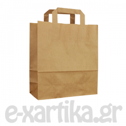 ΧΑΡΤΙΝΗ ΤΣΑΝΤΑ ΚΡΑΦΤ ΜΕ ΠΑΤΟ ΚΑΙ ΧΕΡΑΚΙ 28X17X29CM 25ΤΕΜ ΧΑΡΤΙΝΗ ΤΣΑΝΤΑ ΚΡΑΦΤ ΜΕ ΠΑΤΟ ΚΑΙ ΧΕΡΑΚΙ 28X17X29CM 25ΤΕΜ