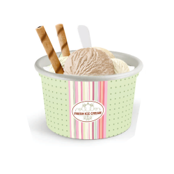 ΧΑΡΤΙΝΟ ΜΠΟΛ ΠΑΓΩΤΟΥ FRESH ICE CREAM 6ΟΖ 50ΤΕΜ