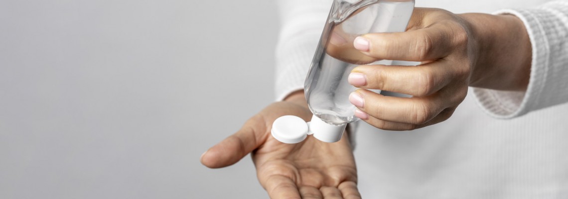 Οδηγίες για την σωστή χρήση του αντισηπτικού gel στα χέρια