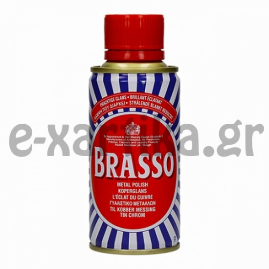 BRASSO ΚΑΘΑΡΙΣΤΙΚΟ/ΓΥΑΛΙΣΤΙΚΟ ΓΙΑ ΜΠΡΟΥΤΖΙΝΑ/ΧΑΛΚΙΝΑ 175ML