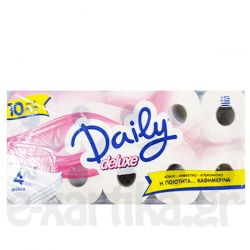 DAILY DELUXE ΡΟΛΑ ΥΓΕΙΑΣ 110GR 4Φ 10ΑΡΙ DAILY DELUXE ΡΟΛΑ ΥΓΕΙΑΣ 110GR 4Φ 10ΑΡΙ