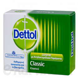 DETTOL ΣΑΠΟΥΝΙ ΠΛΑΚΑ CLASSIC 100GR DETTOL ΣΑΠΟΥΝΙ ΠΛΑΚΑ CLASSIC 100GR