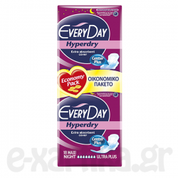 ΣΕΡΒΙΕΤΕΣ EVERYDAY HYPERDRY MAXI NIGHT 18ΤΕΜ