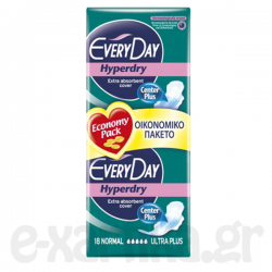 ΣΕΡΒΙΕΤΕΣ EVERYDAY HYPERDRY NORMAL 18ΤΕΜ