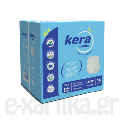 KERA PANTS PLUS LARGE ΠΑΝΕΣ ΒΡΑΚΑΚΙ 14ΤΕΜ KERA PANTS PLUS LARGE ΠΑΝΕΣ ΒΡΑΚΑΚΙ 14ΤΕΜ