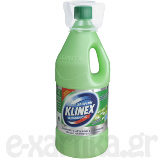 KLINEX ADVANCE SPRING FRESH ΧΛΩΡΙΝΗ ΠΛΥΝΤ.ΡΟΥΧΩΝ 2LT ΕΝΙΣΧΥΤΙΚΑ-ΑΦΑΙΡΕΤΙΚΑ ΛΕΚΕΔΩΝ