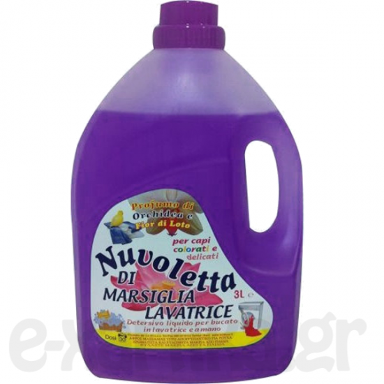 NUVOLETTA ΥΓΡΟ ΠΛΥΝΤΗΡΙΟΥ ΡΟΥΧΩΝ ΟΡΧΙΔΕΑ (ΜΩΒ) 3LT NUVOLETTA ΥΓΡΟ ΠΛΥΝΤΗΡΙΟΥ ΡΟΥΧΩΝ ΟΡΧΙΔΕΑ (ΜΩΒ) 3LT