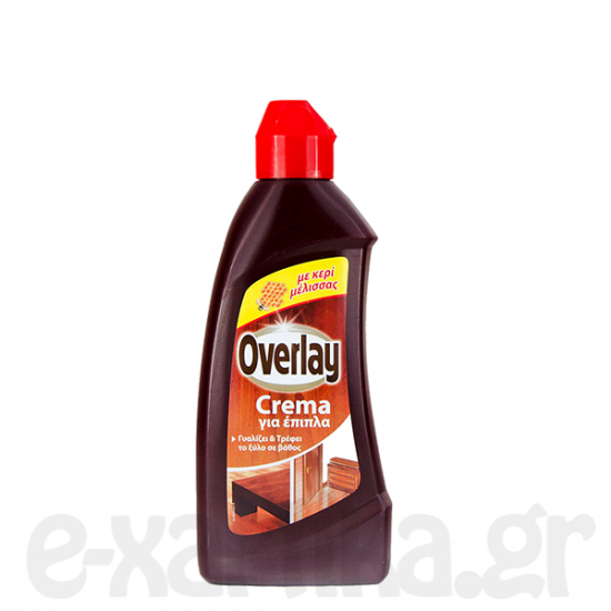 OVERLAY ΚΡΕΜΑ ΚΑΘΑΡΙΣΜΟΥ ΕΠΙΠΛΩΝ 250ML ΞΥΛΙΝΕΣ ΕΠΙΦΑΝΕΙΕΣ-ΧΑΛΙΑ